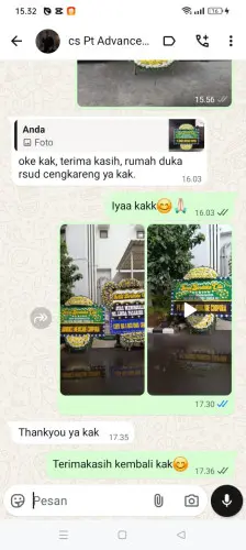 Testimonial Papan Bunga Pernikahan mandalahaji