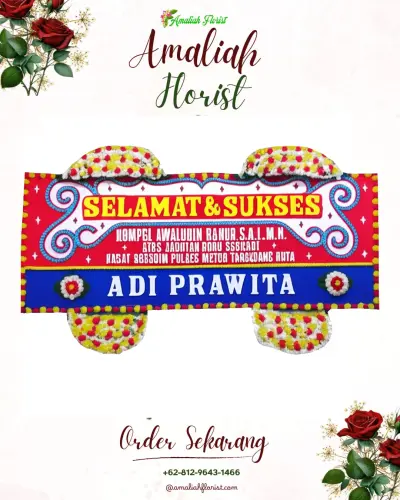 Karangan Bunga Ucapan Selamat mandalahaji